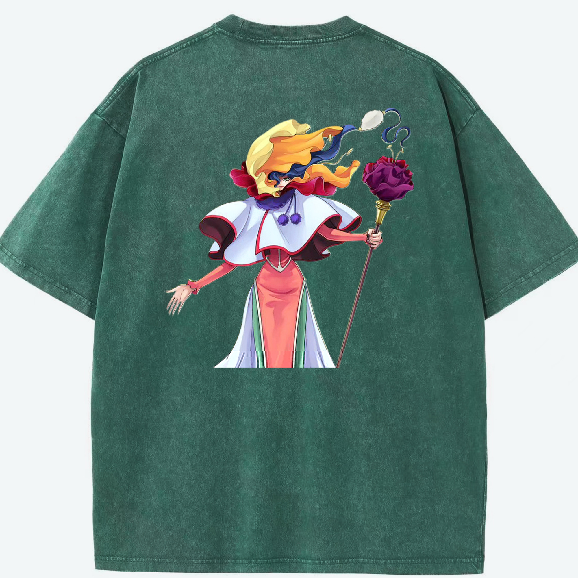 （画像用） 遊☆戯☆王 Yu-Gi-Oh! 綿100% ヴィンテージ風 半袖Tシャツ（背面プリント）